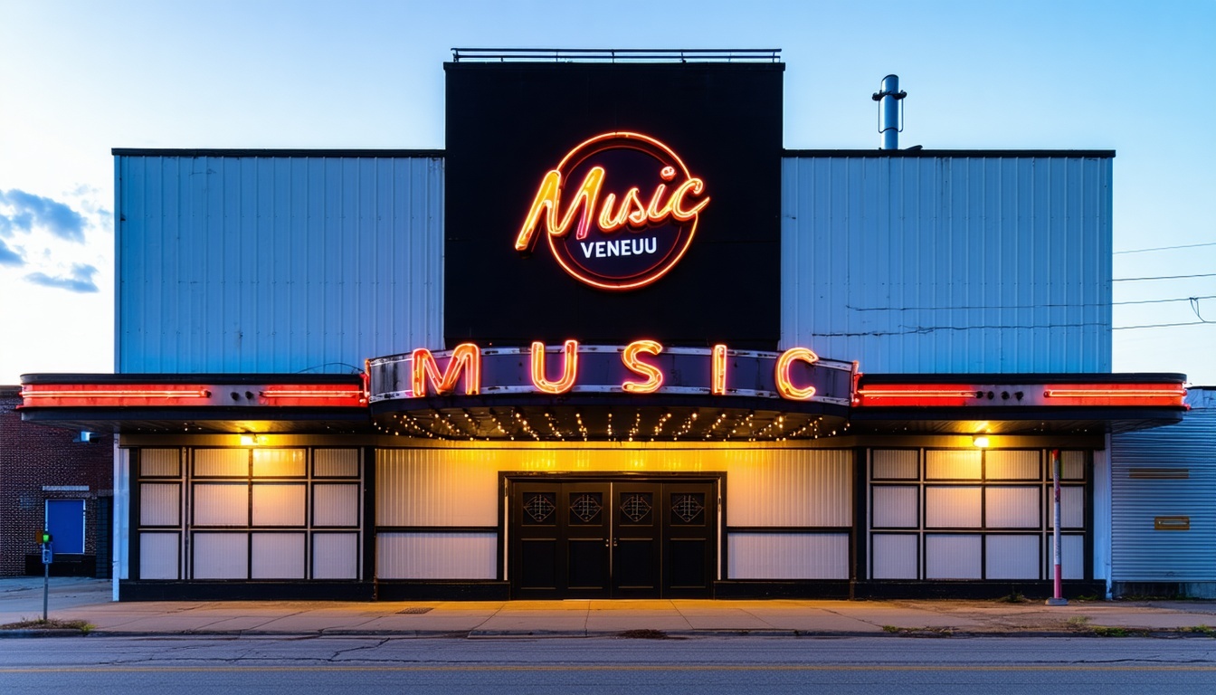 Live Music Venue Logo